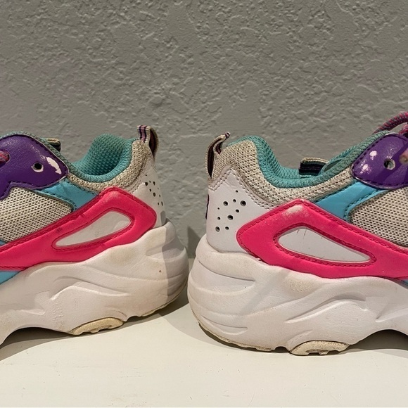 FILA Ray Tracer Little Kid Size 1 Tennis Athletic Shoes Sneakers - Picture 6 of 7